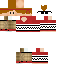 Minecraft skin texture, 64x64 pixels
