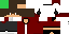 Minecraft skin texture, 64x32 legacy pixels