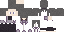 Minecraft skin texture, 64x32 legacy pixels
