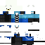 Minecraft skin texture, 64x64 pixels