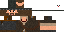 Minecraft skin texture, 64x32 legacy pixels