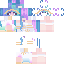 Minecraft skin texture, 64x64 pixels