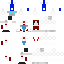 Minecraft skin texture, 64x64 pixels