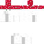 White Minecraft skin texture, 64x64 pixels