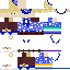 Minecraft skin texture, 64x64 pixels