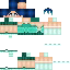 Minecraft skin texture, 64x64 pixels
