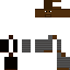 Minecraft skin texture, 64x64 pixels