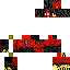 Minecraft skin texture, 64x64 pixels