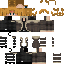 Minecraft skin texture, 64x64 pixels