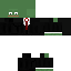 Minecraft skin texture, 64x64 pixels