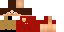 Minecraft skin texture, 64x32 legacy pixels