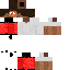 Minecraft skin texture, 64x64 pixels