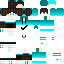 Minecraft skin texture, 64x64 pixels