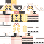 Minecraft skin texture, 64x64 pixels