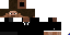 Minecraft skin texture, 64x32 legacy pixels