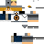 Minecraft skin texture, 64x64 pixels