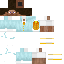 Minecraft skin texture, 64x64 pixels