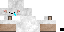 Minecraft skin texture, 64x32 legacy pixels