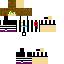 Minecraft skin texture, 64x64 pixels