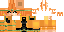 Minecraft skin texture, 64x32 legacy pixels