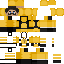 Minecraft skin texture, 64x64 pixels