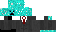 Minecraft skin texture, 64x32 legacy pixels