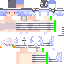 Minecraft skin texture, 64x64 pixels