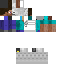Minecraft skin texture, 64x64 pixels