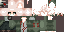 Minecraft skin texture, 64x32 legacy pixels