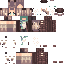 Minecraft skin texture, 64x64 pixels