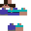 Minecraft skin texture, 64x64 pixels