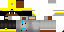 Minecraft skin texture, 64x32 legacy pixels