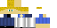 Minecraft skin texture, 64x32 legacy pixels
