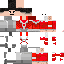 Minecraft skin texture, 64x64 pixels