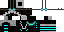 Minecraft skin texture, 64x32 legacy pixels