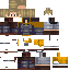 Minecraft skin texture, 64x64 pixels