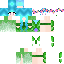 Minecraft skin texture, 64x64 pixels
