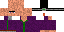 Minecraft skin texture, 64x32 legacy pixels