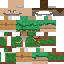 Minecraft skin texture, 64x64 pixels