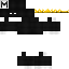 Minecraft skin texture, 64x64 pixels