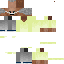 Minecraft skin texture, 64x64 pixels