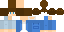 Minecraft skin texture, 64x32 legacy pixels