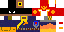 Minecraft skin texture, 64x32 legacy pixels