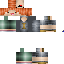 Minecraft skin texture, 64x64 pixels