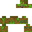 Minecraft skin texture, 64x64 pixels