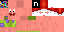 Minecraft skin texture, 64x32 legacy pixels