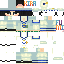 Minecraft skin texture, 64x64 pixels