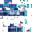Minecraft skin texture, 64x64 pixels