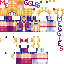 Minecraft skin texture, 64x64 pixels