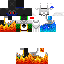 Minecraft skin texture, 64x64 pixels